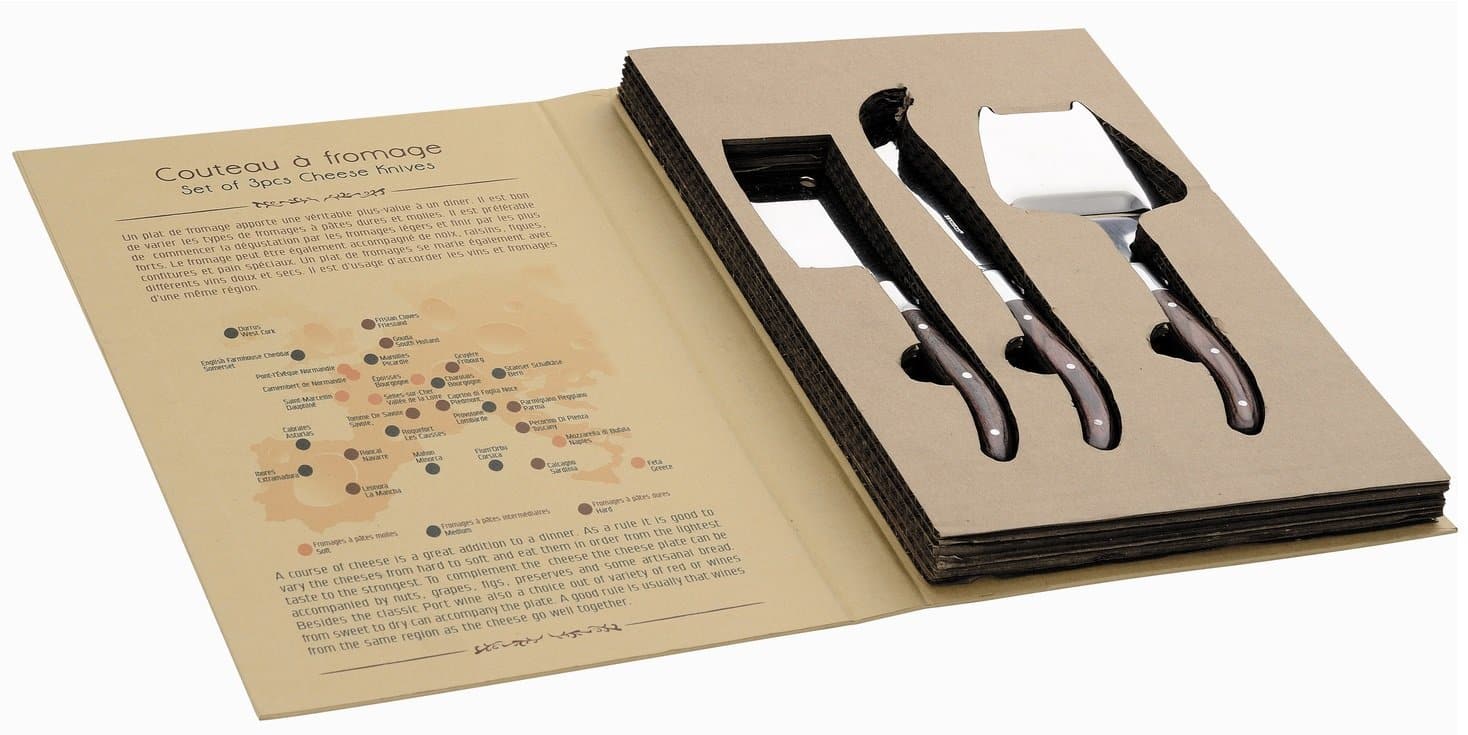 Laguiole Sæt Med 3 Osteknive ✔ Kæmpe udvalg i  Laguiole ✔ Billig fragt og hurtig levering 2 - 5 hverdage - Varenummer: BAR-13368 / Ean: '3661075088293 på lager - Udsalg på Køkken | Køkkenartikler | Køkkenservice Spar op til 58% - Over 1247 kendte brands på udsalg