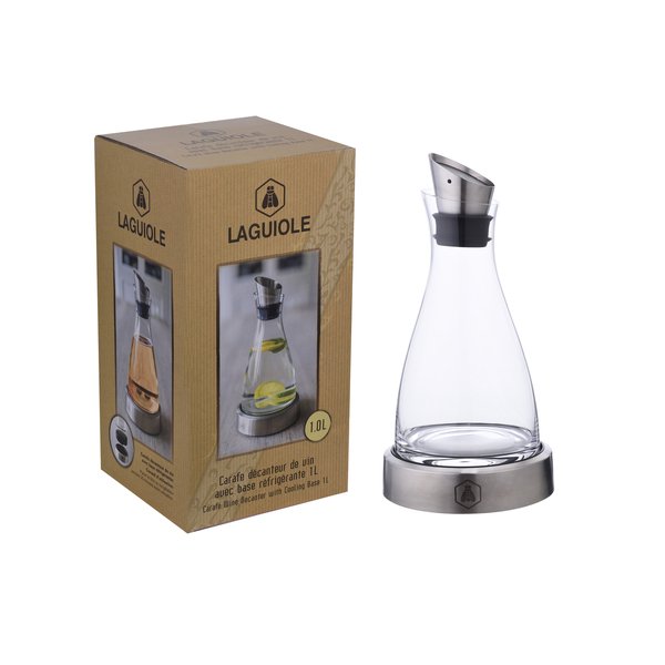 Laguiole Karaffel Med Vinkøler Bund ❤ Kæmpe udvalg i Laguiole ❤ Billig fragt og hurtig levering 2 - 5 hverdage - Varenummer: BAR-628057 / Ean: '3661075275228 på lager - Udsalg på Køkken Borddækning Kander & Karafler Spar op til 62% - Over 434 design mærker på udsalg