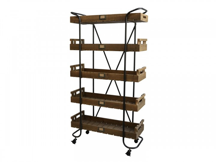 Produktbillede af CHIC ANTIQUE VOGN M/5 TRÆBAKKER NATUR 156,5 i premium kvalitet