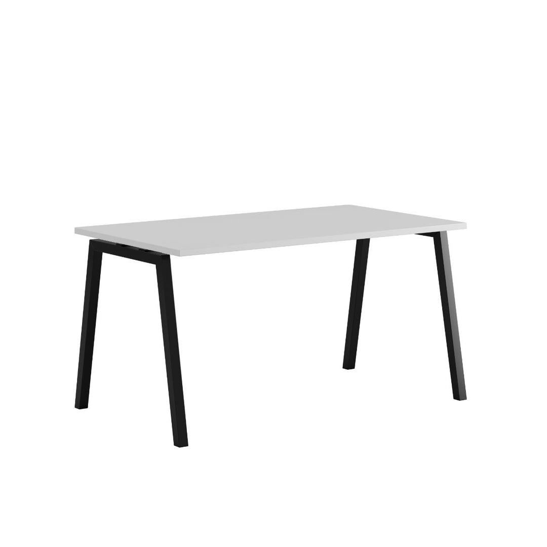 Produktbillede af Luna A Bord 140x80cm Hvid-sort på tilbud