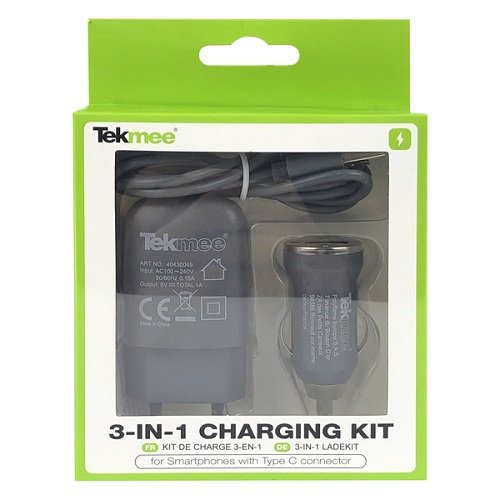 Tekmee 3 i 1 Oplader Type C ❤ Kæmpe udvalg i Laguiole ❤ Billig fragt og hurtig levering 2 - 5 hverdage - Varenummer: BAR-604678 / Ean: &