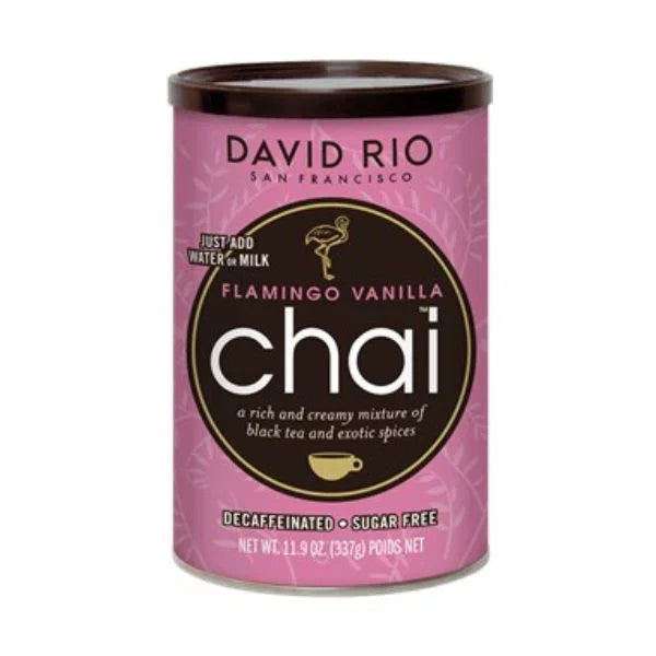 David Rio Chai Flamingo Vanilje Koffeinfri 337g