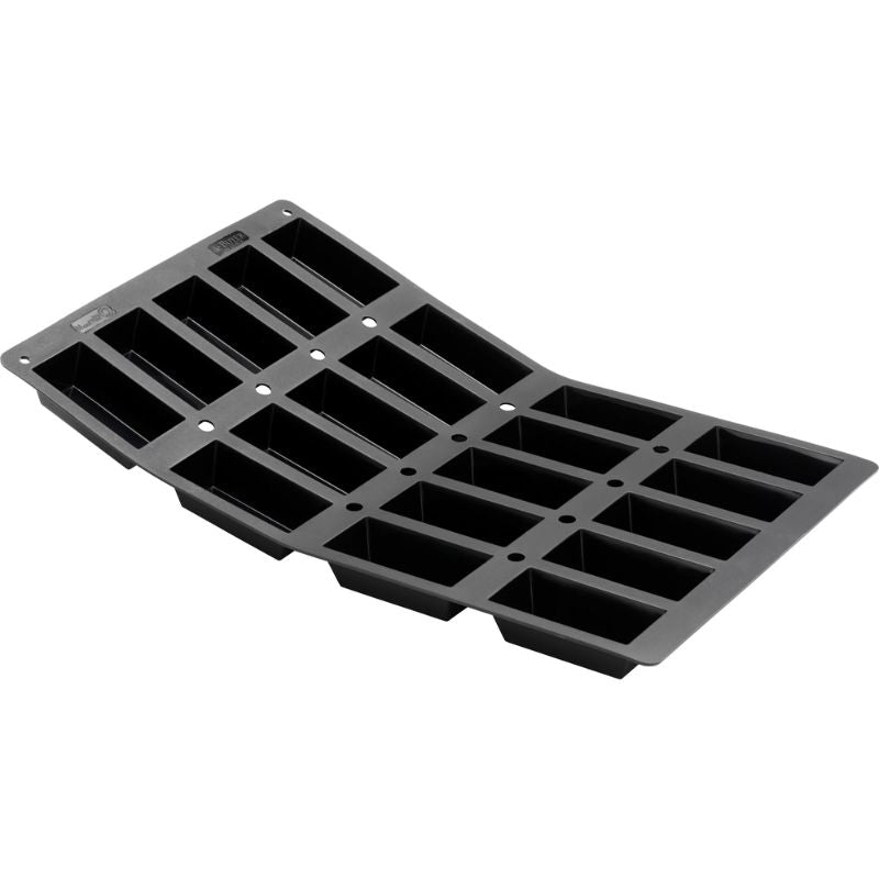 Produktbillede af De Buyer Rektangel Flexform 20 Huller 9,7 x 4,8 Cm på tilbud i premium kvalitet