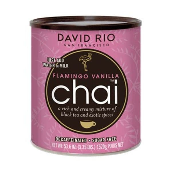 David Rio Chai Flamingo Vanilla Decaf 1.52kg ❤ Kæmpe udvalg i DAVID RIO ❤ Billig fragt og hurtig levering 2 - 5 hverdage - Varenummer: BAR-877462 / Ean: '658564973508 på lager - Udsalg på Spar op til 52% - Over 1150 kendte brands på udsalg