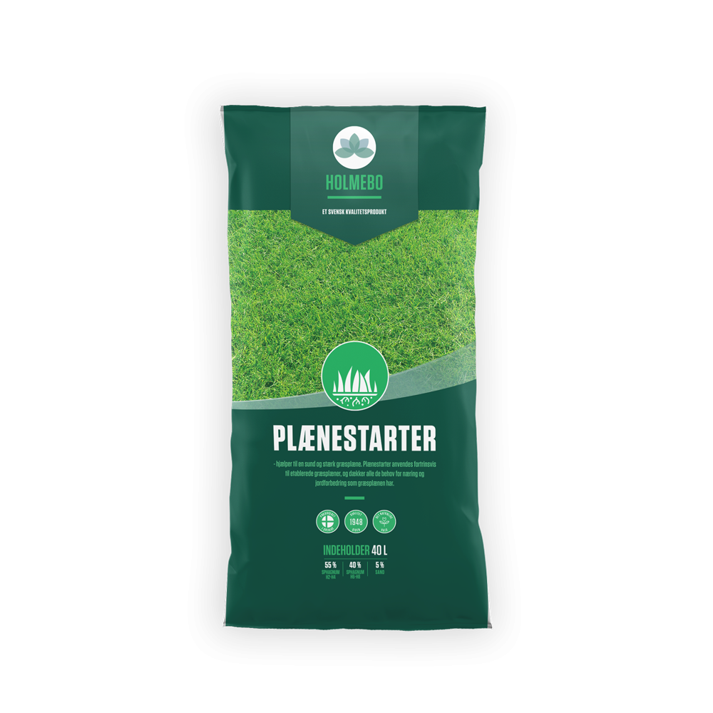 Produktbillede af Plænestarter 40 liter på tilbud i høj kvalitet