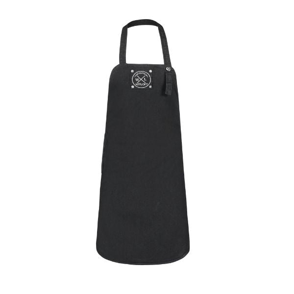 Produktbillede af Witloft Classic Apron Denim Long Black på tilbud i brug