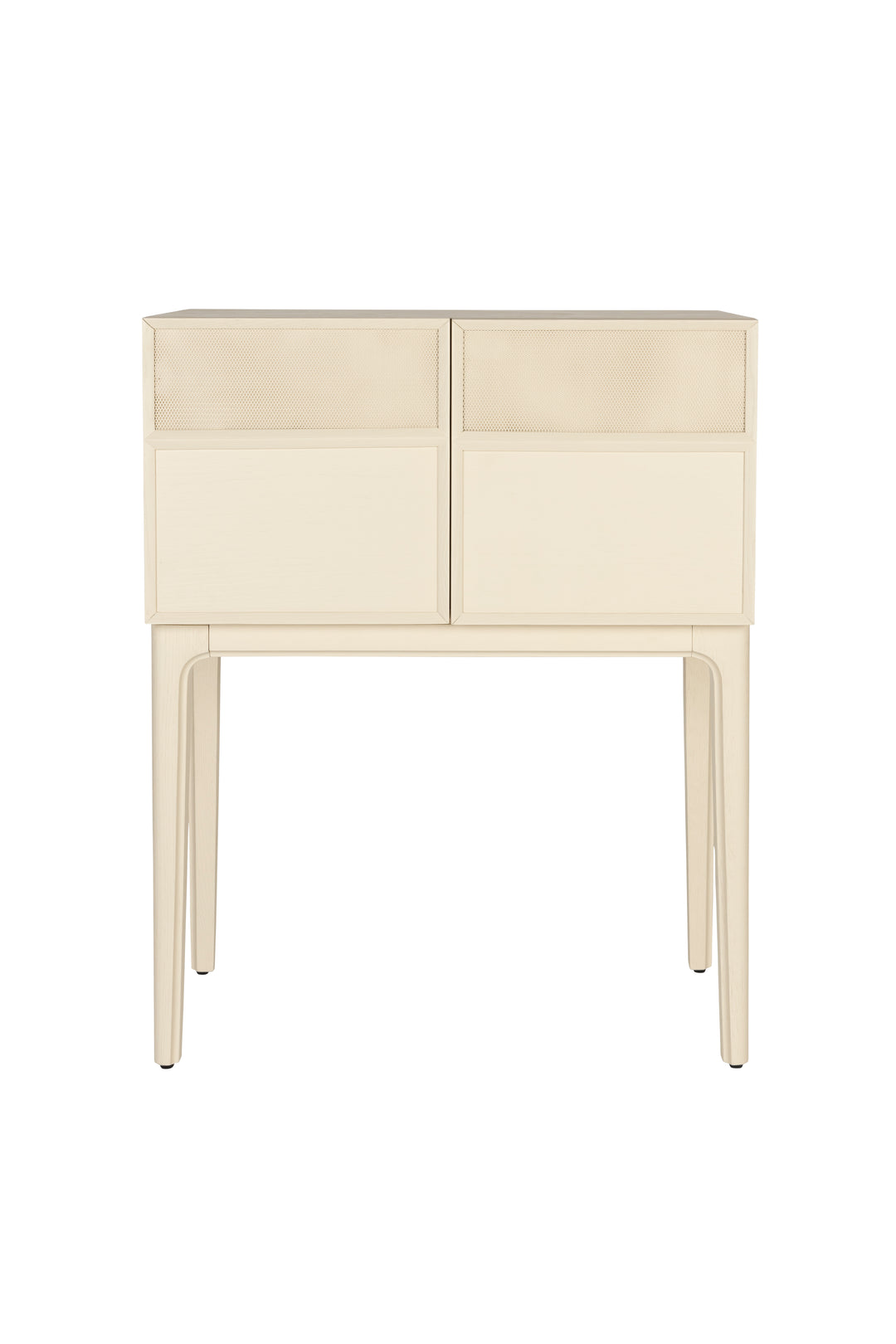 ZUIVER June skab m. 2 låger beige egefinér