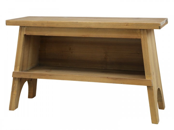 Produktbillede af CHIC ANTIQUE BÆNK M/HYLDE NATUR 48,5 i premium kvalitet