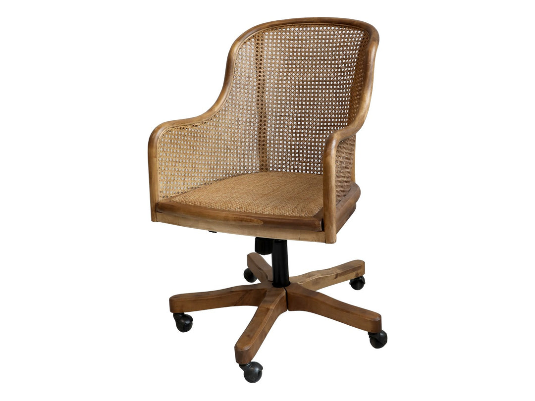 Produktbillede af CHIC ANTIQUE GL. FRANSK KONTORSTOL M/FLET 92 i premium kvalitet