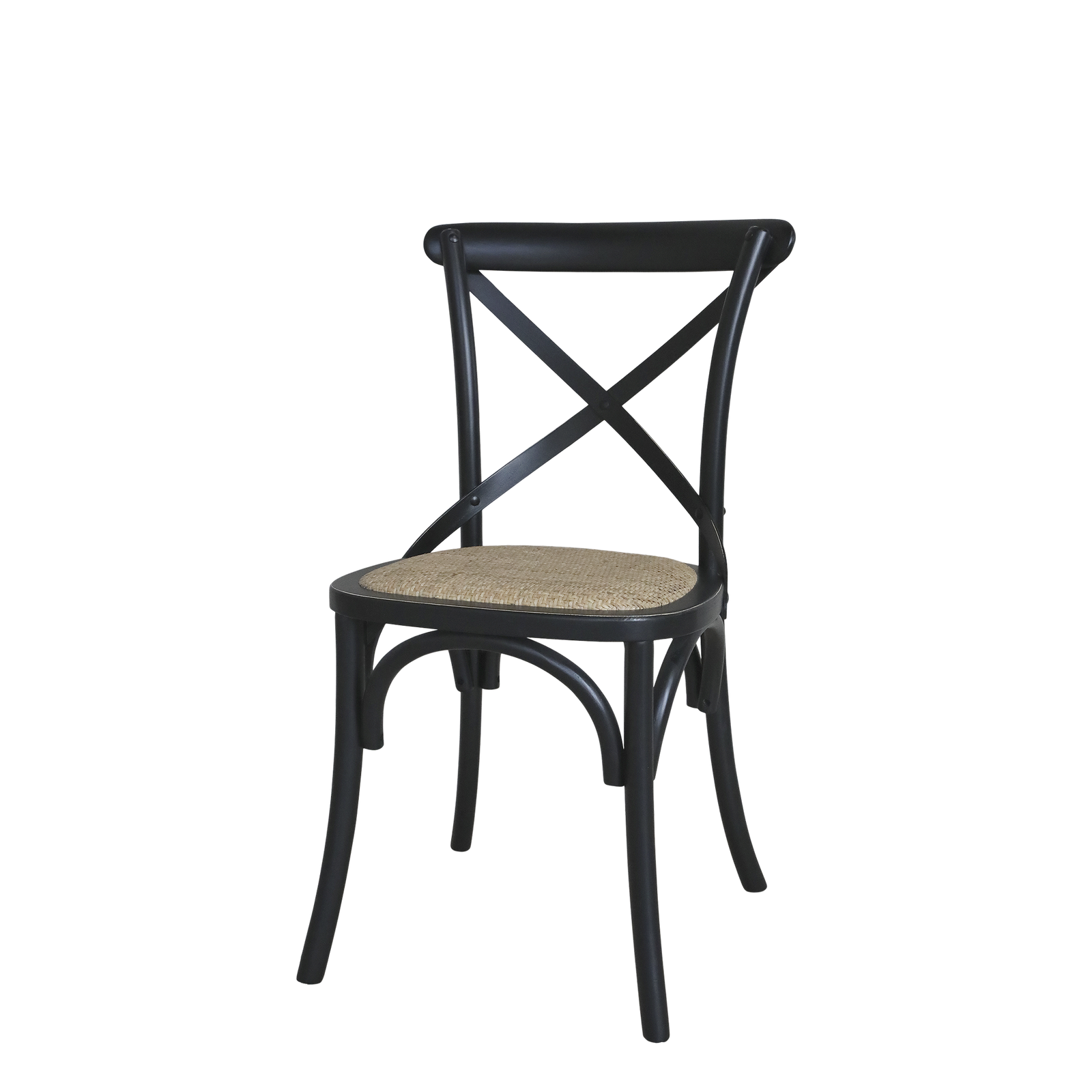 Produktbillede af CHIC ANTIQUE STOL M/FLETSÆDER SORT 89 i premium kvalitet
