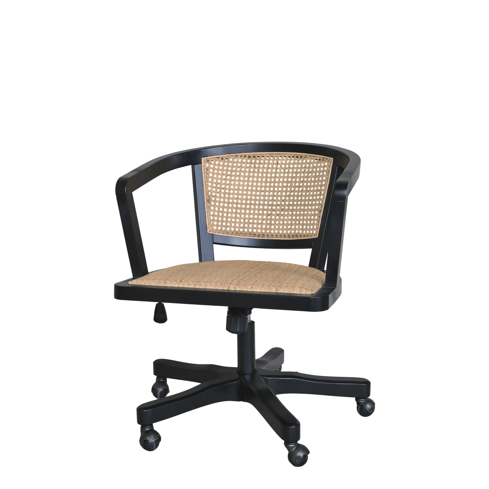 Produktbillede af CHIC ANTIQUE KONTORSTOL M/FLETSÆDE SORT 80 i premium kvalitet