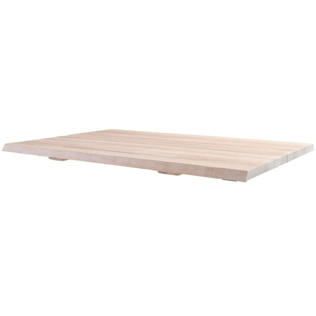 Produktbillede af Bordplade Curve 110x72cm Hvid-olie på tilbud