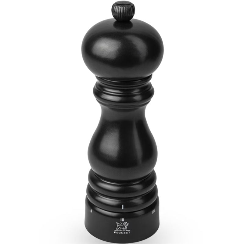Produktbillede af Peugeot Paris Peberkværn U select Træ Sort Satin 18 Cm på tilbud i premium kvalitet
