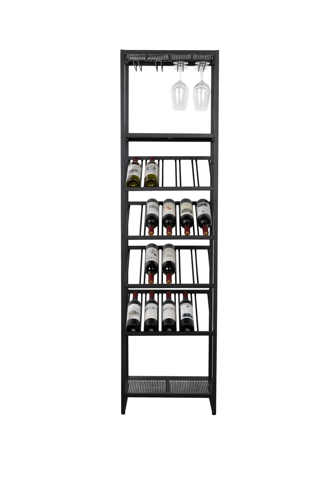 ZUIVER Cantor vinreol S sort jern