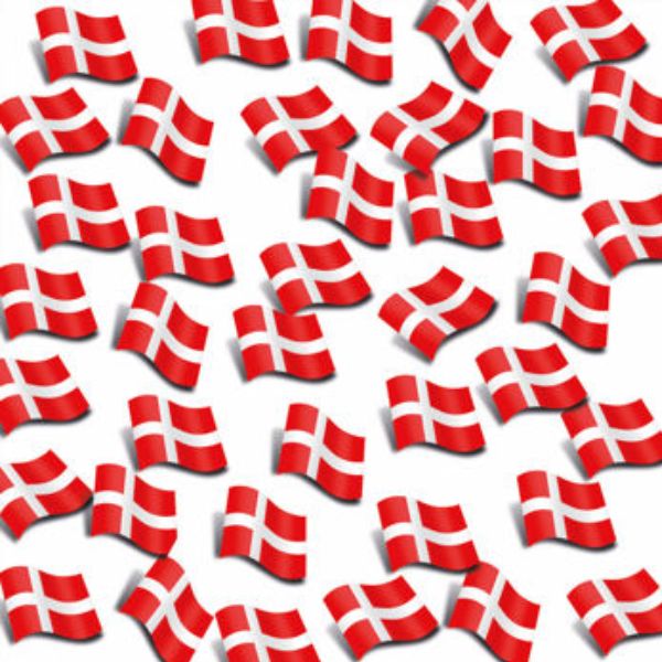 Produktbillede af Serviet Flag 3-lags 20 Stk. 33x33 Cm på tilbud i premium kvalitet