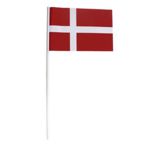 Produktbillede af Flag På Pind 15x10 Cm 10 Stk. på tilbud i premium kvalitet