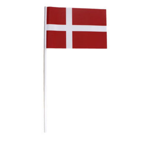 Produktbillede af Flag På Pind 28x20 Cm 10 Stk. på tilbud i premium kvalitet