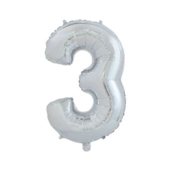 Ballon Nummer "3" 65 Cm. ❤ Kæmpe udvalg i Blandet ❤ Billig fragt og hurtig levering 2 - 5 hverdage - Varenummer: BAR-663992 / Ean: &