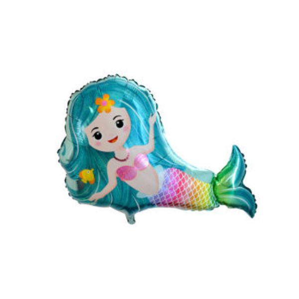 Produktbillede af Ballon Mermaid 64,2 X 74,5 Cm på tilbud i premium kvalitet