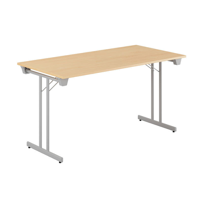 Produktbillede af Dinner Style 140x70cm Sammenklappeligt bord Bøg-grå på tilbud