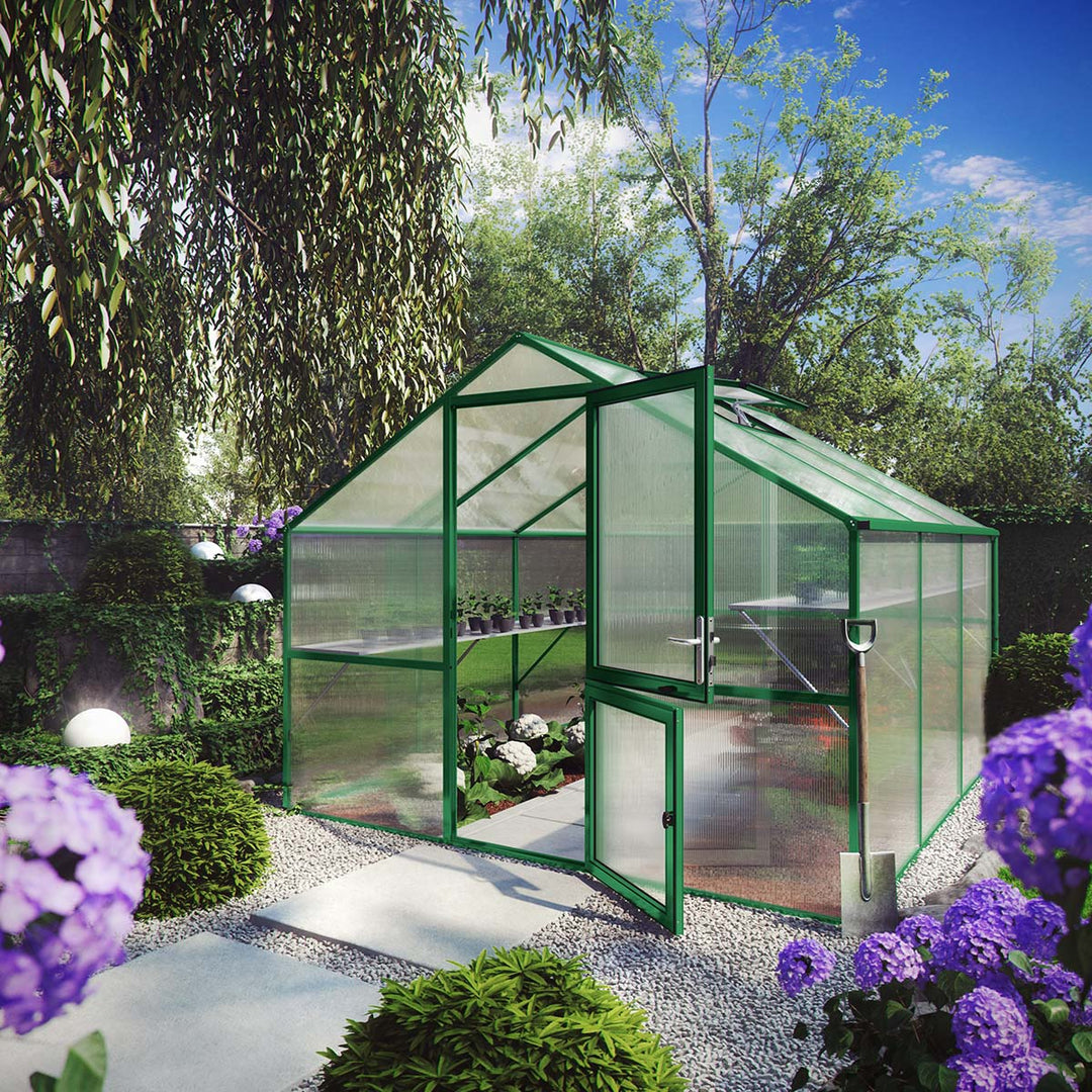 Produktbillede af Drivhus Model Orchidee III Mosgrøn på tilbud i høj kvalitet