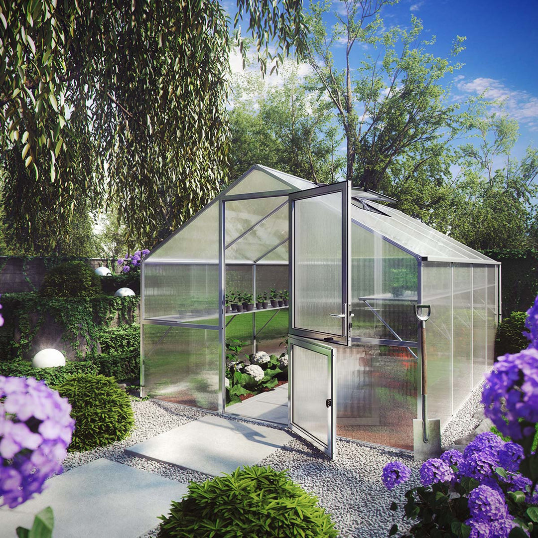 Produktbillede af Drivhus Model Orchidee IV Aluminium Natur på tilbud i høj kvalitet