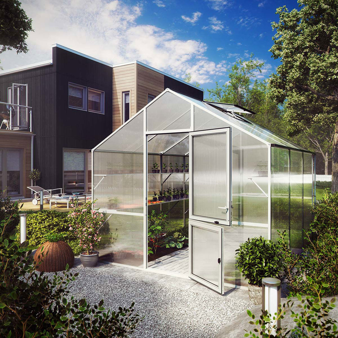 Produktbillede af Drivhus Model Lilie III Aluminium Natur på tilbud i høj kvalitet