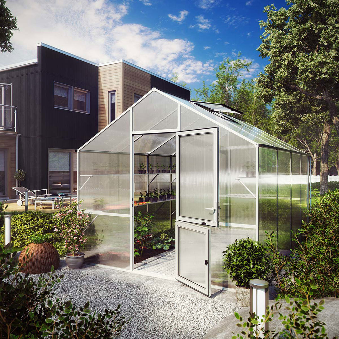 Produktbillede af Drivhus Model Lilie IV Aluminium Natur på tilbud i høj kvalitet