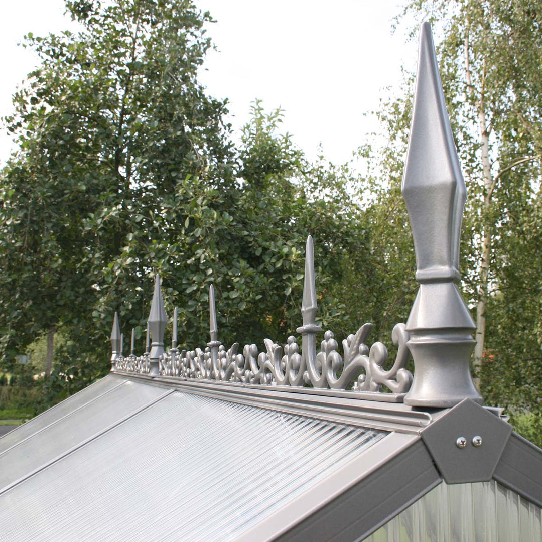 Produktbillede af Rygningsdekoration til Drivhus Model Typ II Aluminium Natur på tilbud i høj kvalitet