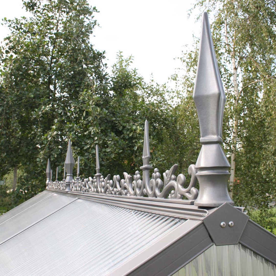 Produktbillede af Rygningsdekoration til Drivhus Model Typ IV Aluminium Natur på tilbud i høj kvalitet
