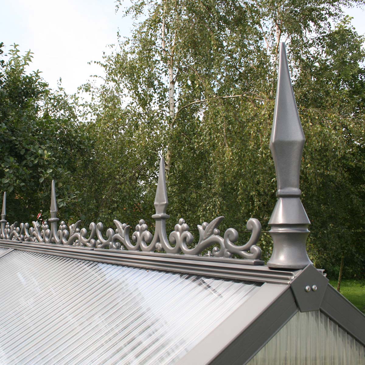 Produktbillede af Rygningsdekoration til Drivhus Model Typ II Antracitgrå DB 703 på tilbud i høj kvalitet