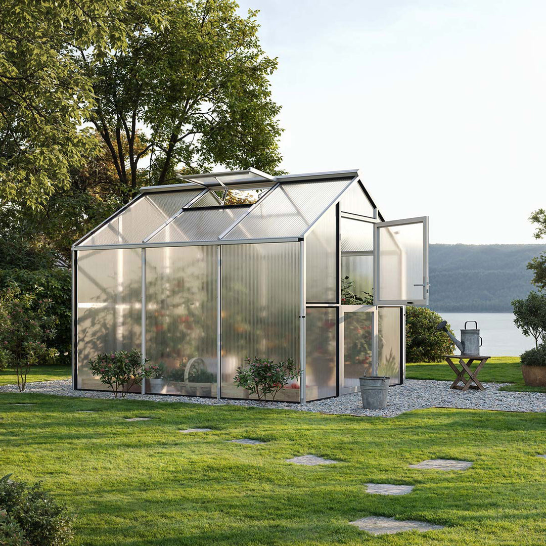 Produktbillede af Drivhus Model Novum III kun HKP Aluminium Natur på tilbud i høj kvalitet