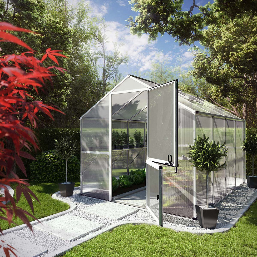 Produktbillede af Drivhus Model Callas IV Aluminium Natur på tilbud i høj kvalitet