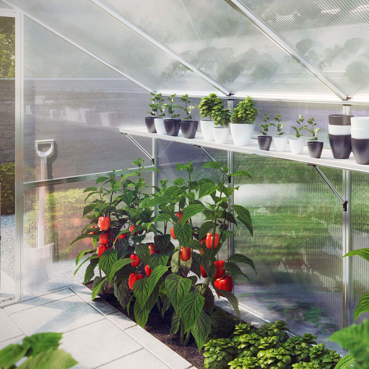 Produktbillede af Hylde til vægophængning Iris III på tilbud i høj kvalitet