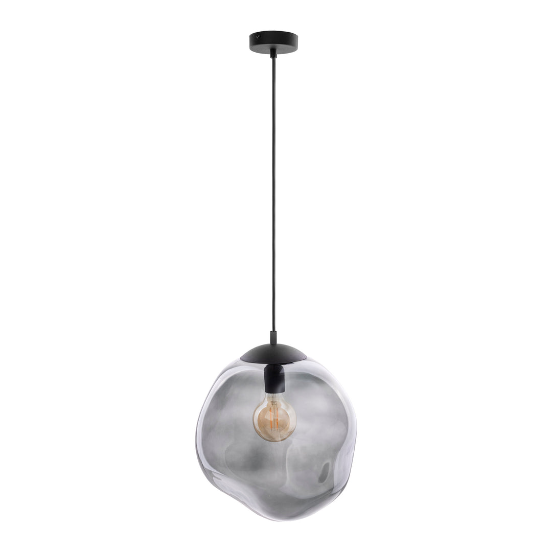 TK Sol loftlampe grafit glas og sort metal