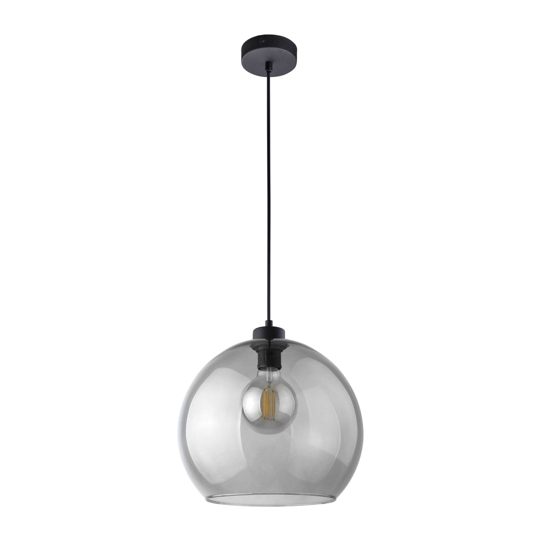 TK Cubus loftlampe grafit glas og sort metal