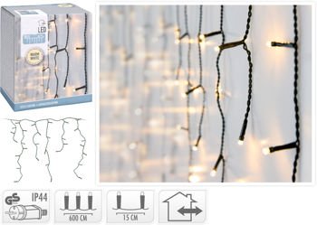 Lyskæde Istapper 360 Led 12 Meter ❤ Kæmpe udvalg i HAAHR & CO ❤ Billig fragt og hurtig levering 2 - 5 hverdage - Varenummer: BAR-619407 / Ean: '8719202259193 på lager - Udsalg på Home Barindretning Lamper Spar op til 61% - Over 360 kendte mærker på udsalg
