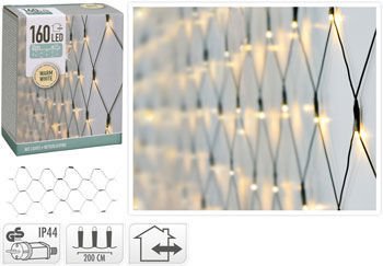 Lyskæde Net Med 160 Led Str. 1 X 2 M. ❤ Kæmpe udvalg i HAAHR & CO ❤ Billig fragt og hurtig levering 2 - 5 hverdage - Varenummer: BAR-619359 / Ean: '8719202259209 på lager - Udsalg på Home Barindretning Lamper Spar op til 66% - Over 785 kendte brands på udsalg