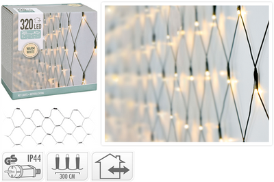 Lyskæde Net Med 320 Led Str. 1,5 X 3 M. ❤ Kæmpe udvalg i HAAHR & CO ❤ Billig fragt og hurtig levering 2 - 5 hverdage - Varenummer: BAR-619408 / Ean: '8719202259216 på lager - Udsalg på Home Barindretning Lamper Spar op til 65% - Over 412 kendte brands på udsalg