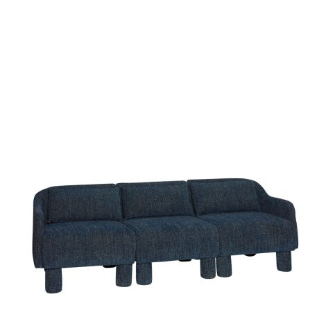 Produktbillede af HUBSCH ELEGANCE SOFA MØRKEBLÅ 224 i premium kvalitet
