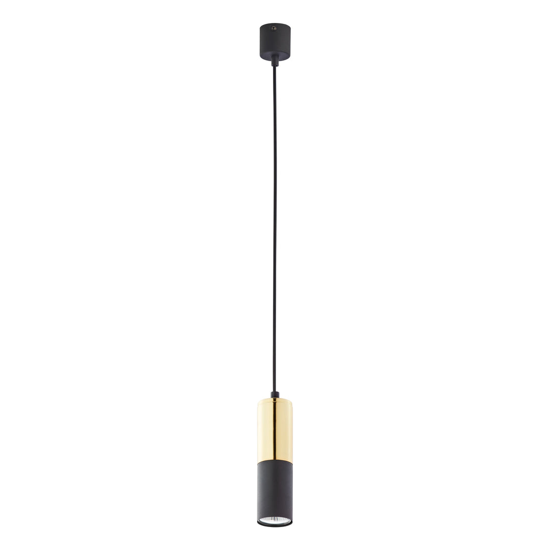 TK Elit loftlampe rund guld og sort metal