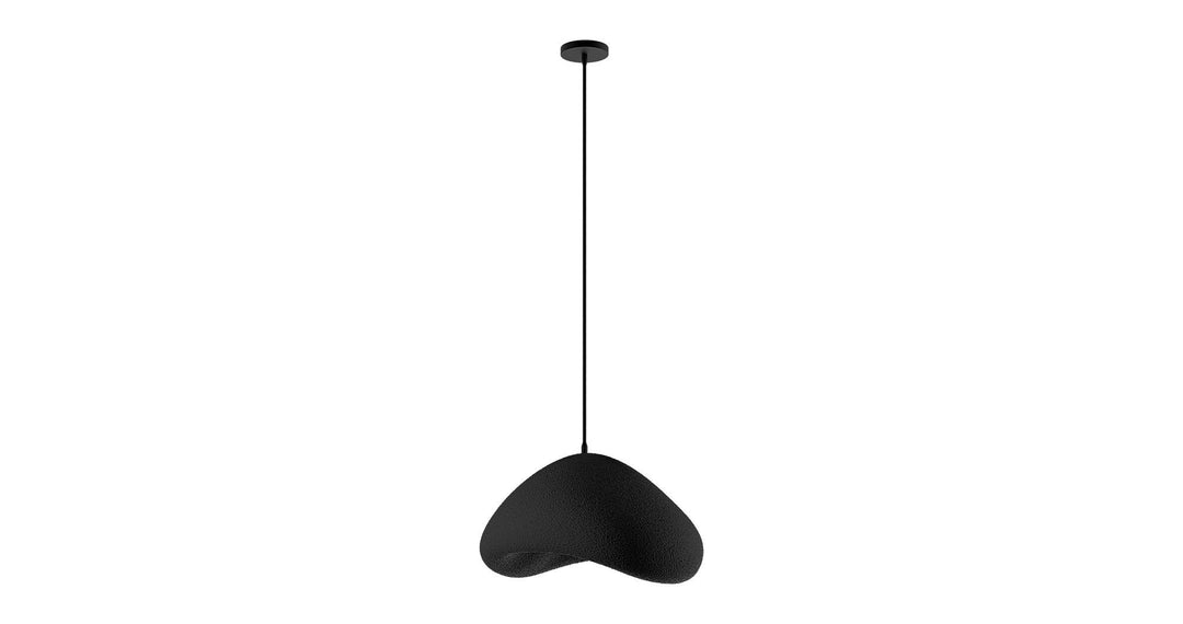 LUMI Wabi Sabi Quiet Current loftlampe m. justerbar højde sort polymerkomposit