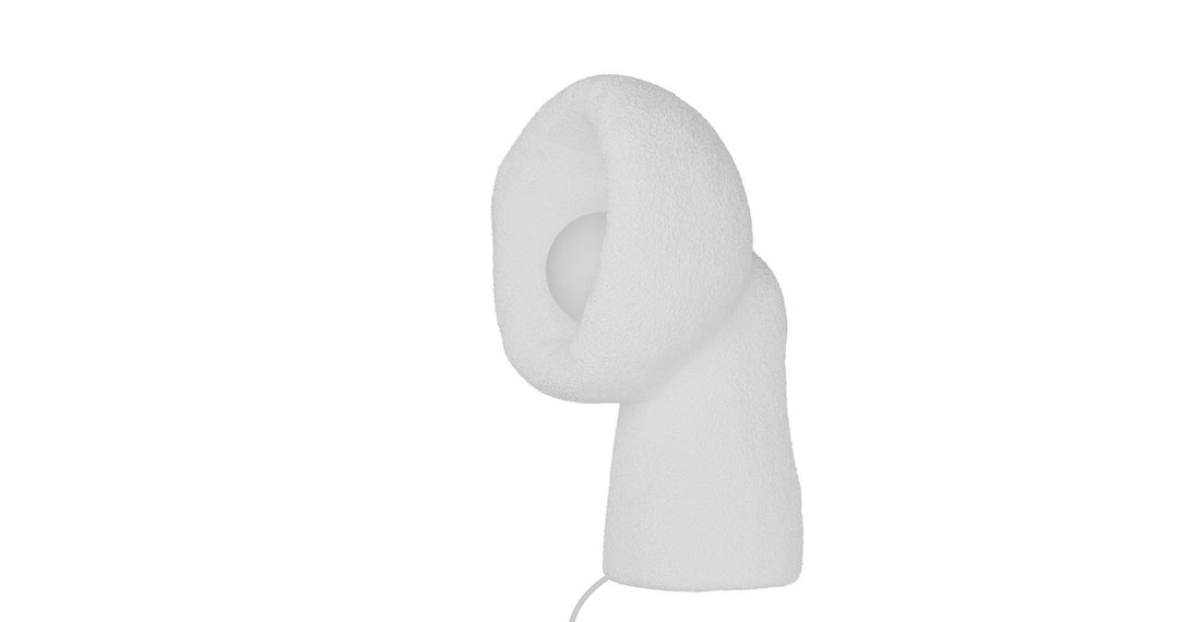 LUMI Wabi Sabi Echo bordlampe hvid polymerkomposit