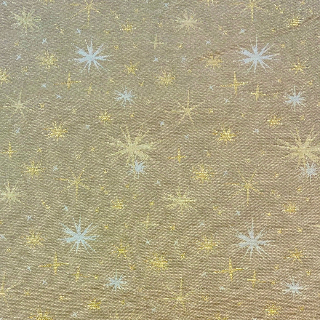Produktbillede af Engholm Textiles Akryldug med antislip TOKYO Abstrakte Stjerner Beige i premium kvalitet