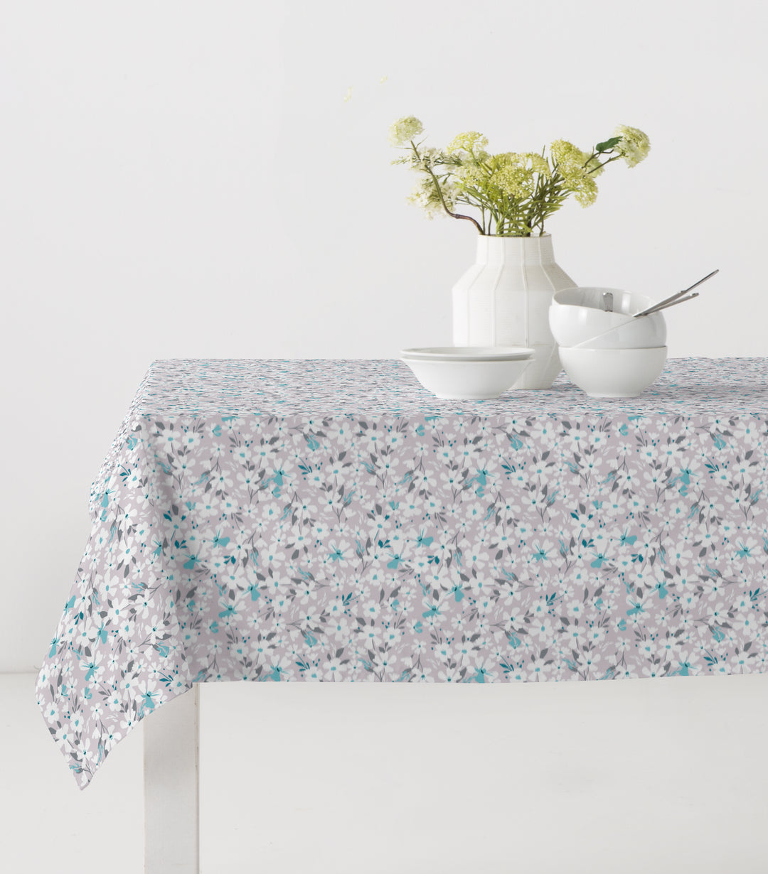 Produktbillede af Engholm Textiles Akryldug med antislip Neta grå i metermål i premium kvalitet