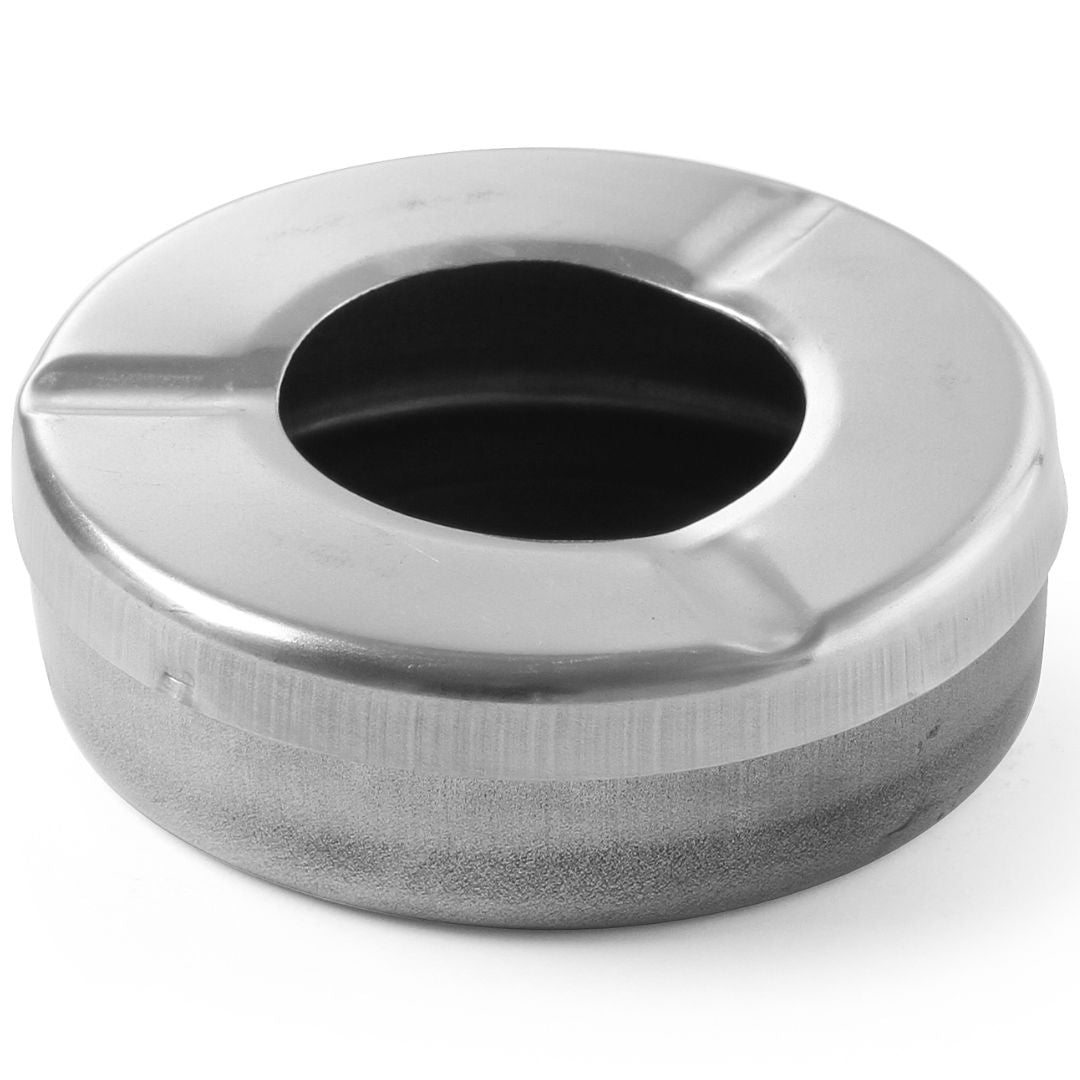 Produktbillede af Askebæger Med Låg Rustfrit Stål 9x2.8 Cm på tilbud i premium kvalitet