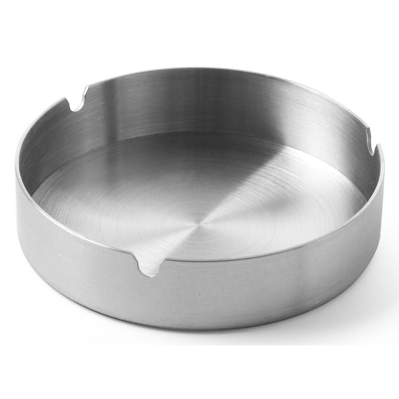 Produktbillede af Stabelbart Askebæger Rustfrit Stål 120x30 Mm på tilbud – premium kvalitet og detaljer