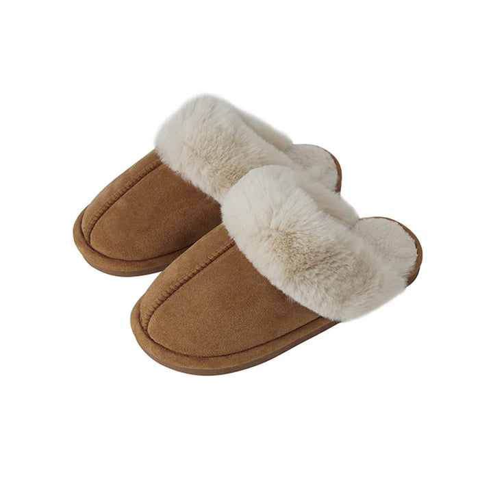 Hjemmesko varme og bløde (Brun & Beige) Brun / 42/43
