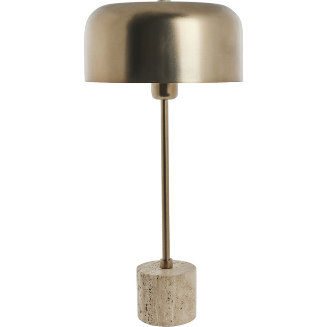 Produktbillede af LENE BJERRE SOFILLIA BORDLAMPE LINEN/GULD 53 i premium kvalitet