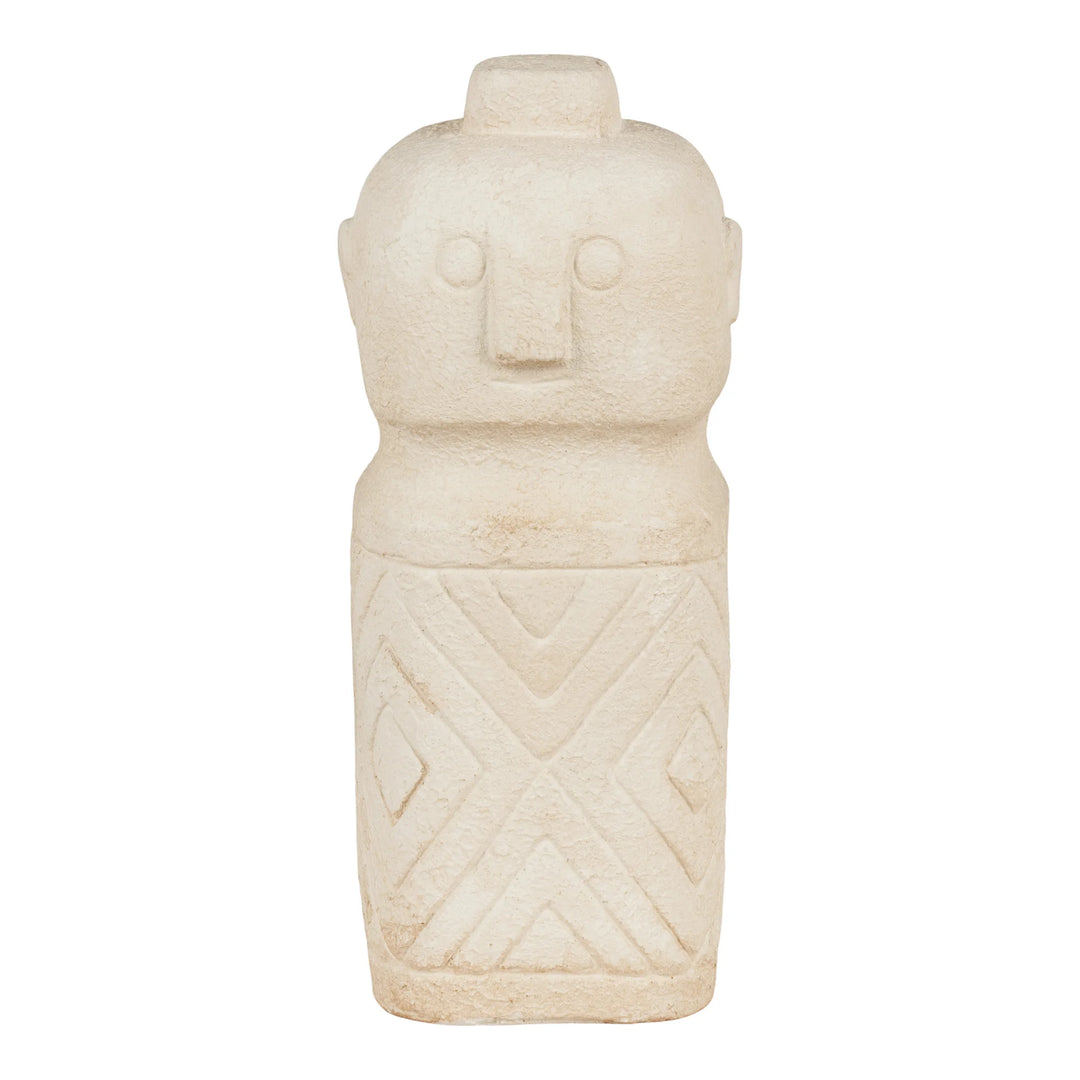 HOUSE NORDIC dekorations figur kvadratisk beige cement 6,5x6,5